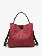 Load image into Gallery viewer, Jen &amp; Co M1951 Tati Monogrammable Satchel w/ Shoulder Strap
