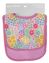 Load image into Gallery viewer, Bib Set by Goosies - Flower Fields
