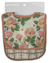 Load image into Gallery viewer, Bib Set by Goosies - Magnolias
