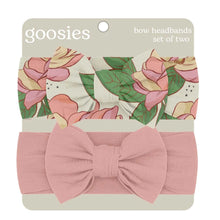 Load image into Gallery viewer, Headband Bow Set by Goosies - Magnolias
