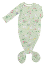 Load image into Gallery viewer, Infant Knotted Gown by Goosies - Spring Chicken
