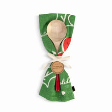 Load image into Gallery viewer, Demdaco - Kitchen Towel &amp; Utensil Set - Holiday Greetings
