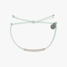 Load image into Gallery viewer, Pura Vida - Silver Hammered Bar Charm Bracelet ~ Winterfresh
