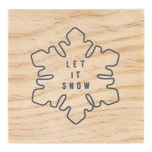 Load image into Gallery viewer, Ceramic Ornament in Gift Box | Let it Snow Snowflake
