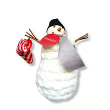 Load image into Gallery viewer, Demdaco - Knit Medium Snowman With Stocking Figurine
