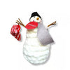 Demdaco - Knit Medium Snowman With Stocking Figurine