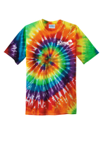 Load image into Gallery viewer, Kline&#39;s Dairy Bar - Rainbow Tie-Dye Love T-Shirt
