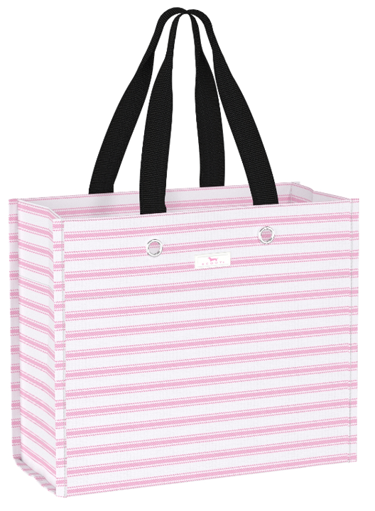 Scout Large Package that is durable and reusable as a gift bag or an everyday tote in Tickled Pink