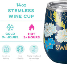 Load image into Gallery viewer, Swig Life - 14oz Stemless Wine Cup - Water Lily
