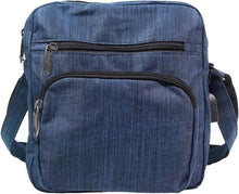 Load image into Gallery viewer, Calla Bags - NuPouch Anti Theft Shoulder Bag with USB Charging Port - Navy
