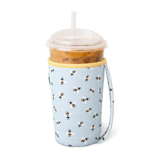 Load image into Gallery viewer, Swig Life - Medium Ice Cup Coolie - Busy Bee

