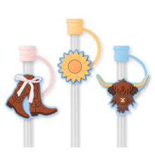 Load image into Gallery viewer, Swig Life Cowgirl Coquette Straw Topper Set
