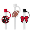 Swig Life We've Got Spirit Straw Topper Set - Black + Red