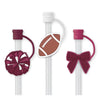 Swig Life We've Got Spirit Straw Topper Set - Maroon