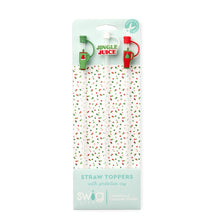 Load image into Gallery viewer, Swig Life Mega Mug Christmas Straw Topper Set -Jingle Juice
