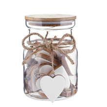 Load image into Gallery viewer, Enamel + Wood Heart Ornaments
