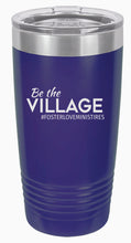 Load image into Gallery viewer, Village-Block-Tumbler-Navy
